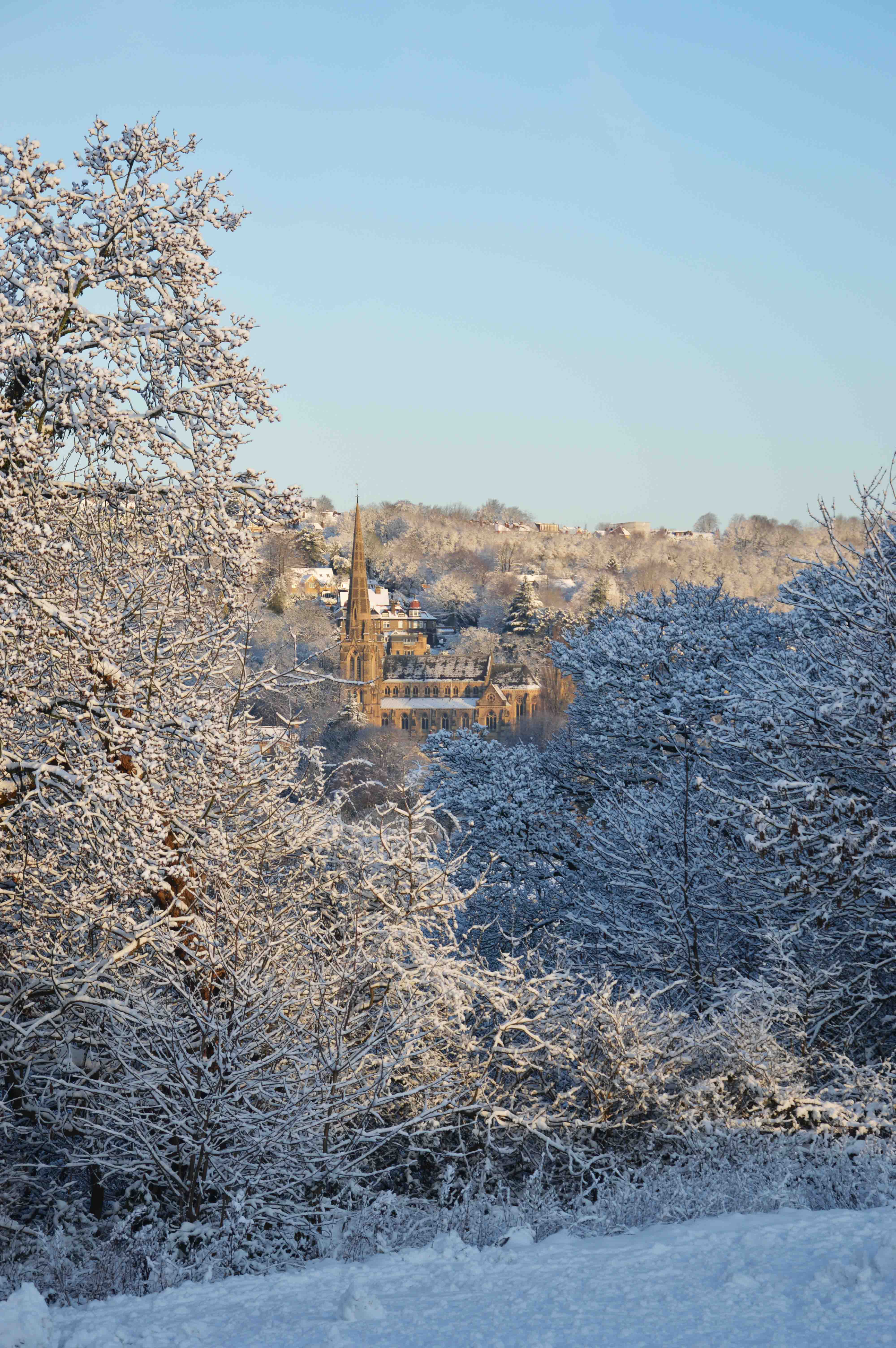 Church in snow 2021 2