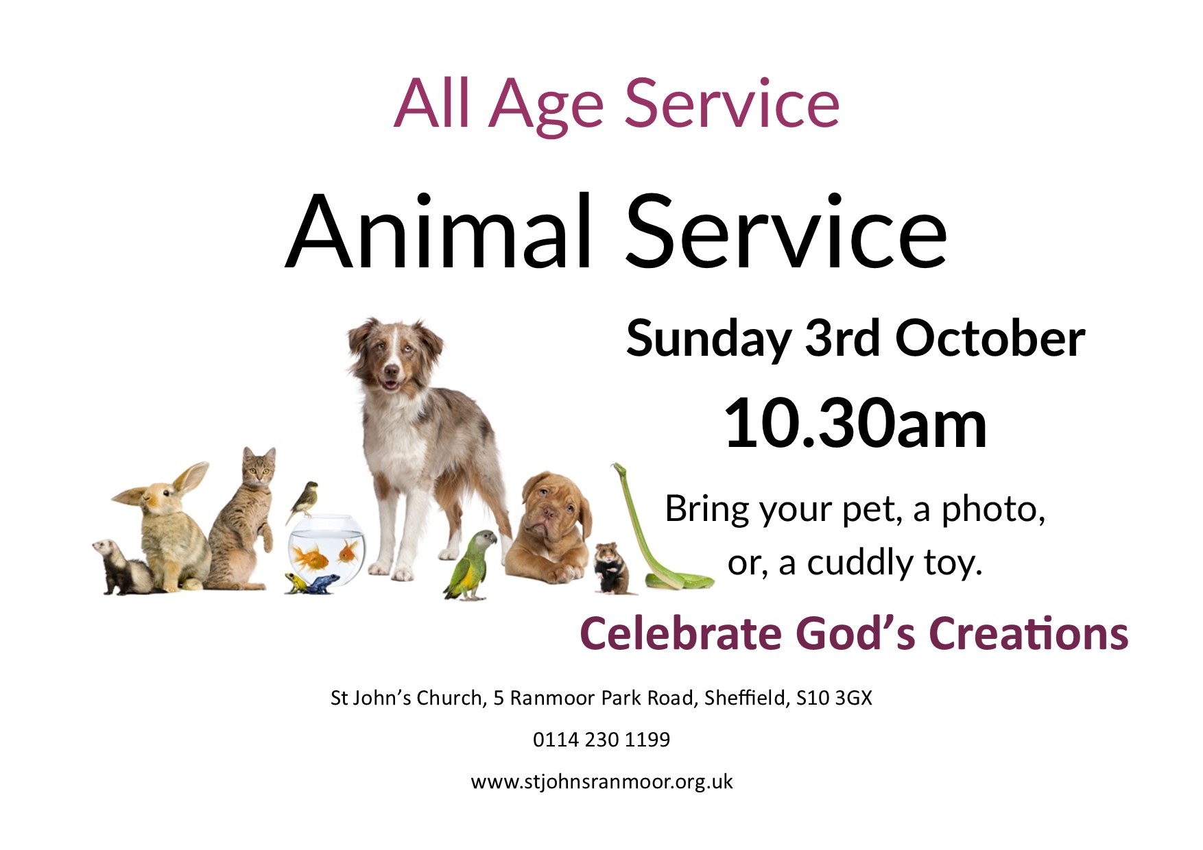 Animal ALl Age October 2021