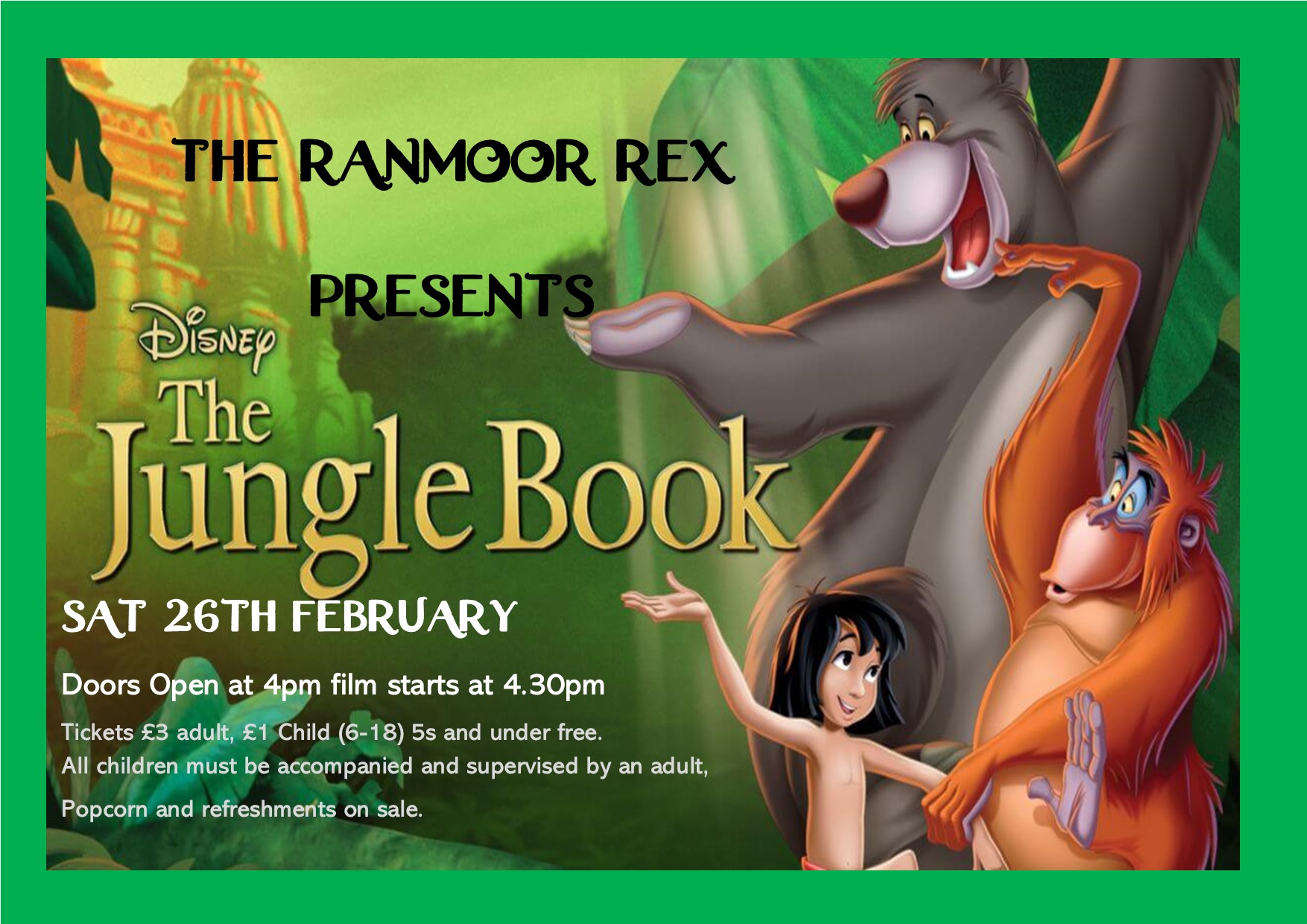 Jungle book Poster advertising