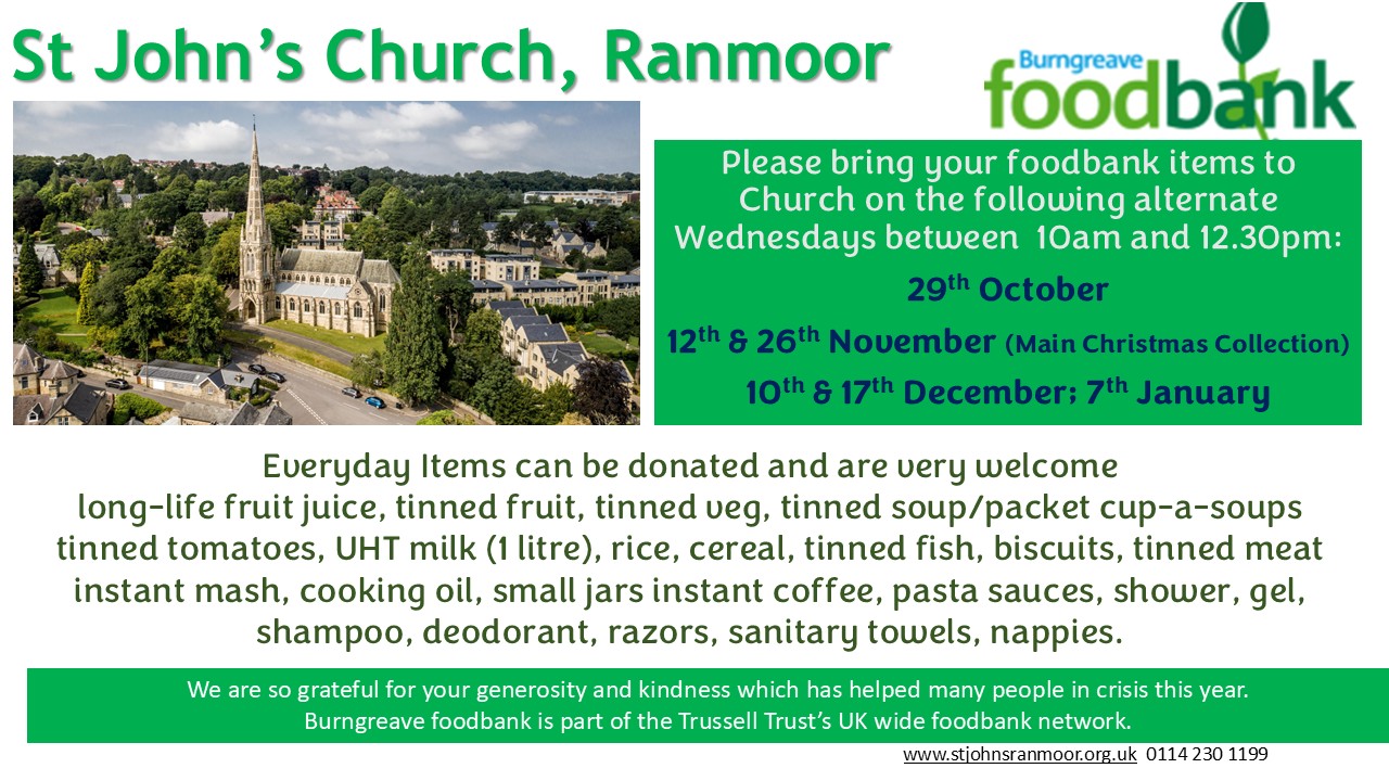 Foodbank collection Oct-Dec25